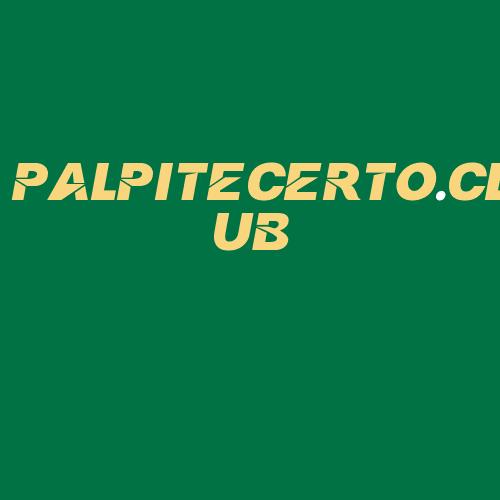 Logo da PALPITECERTO.CLUB